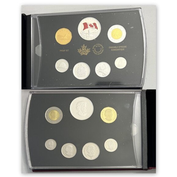 2015 Fine Silver Proof Set '50Th Anniversary of the Canadian Flag'! - Picture 4 of 16